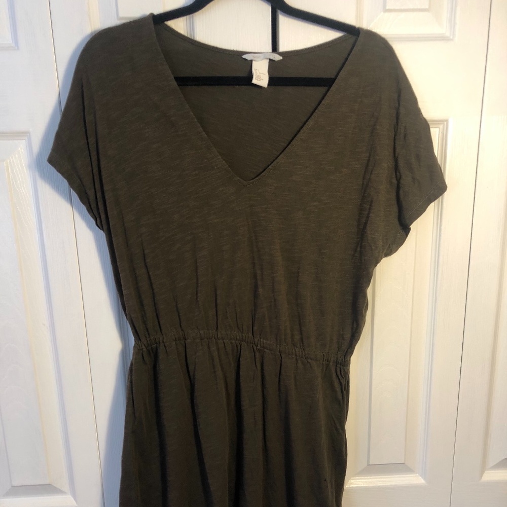 H&M Olive Green Dress